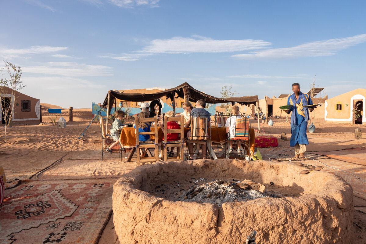 Camp d'une excursion dans le désert depuis Marrakech