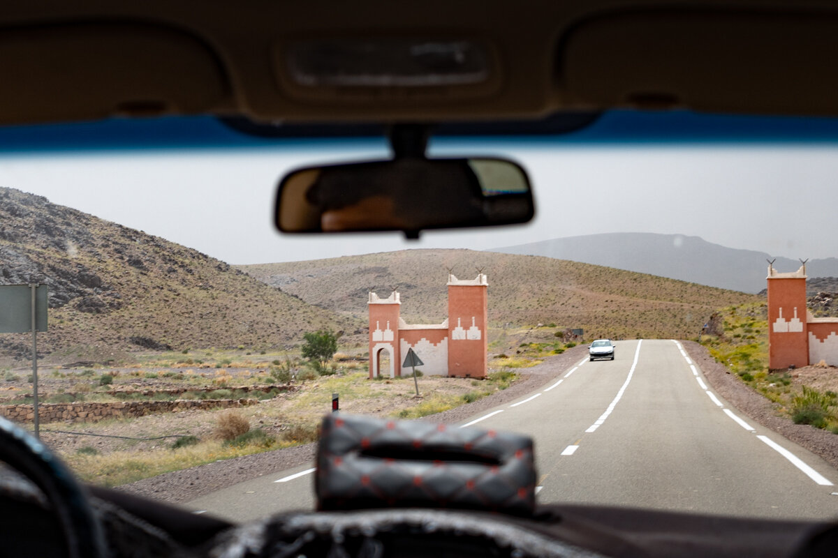 En route vers le désert de Marrakech