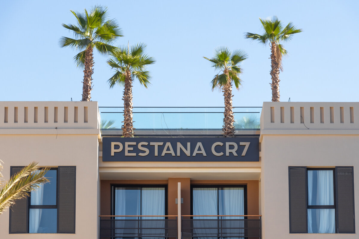 Façade de l'hôtel Pestana CR7 à Marrakech