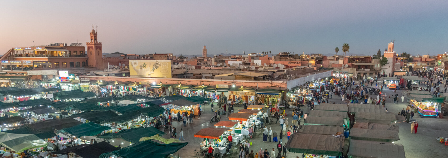 Place Jemaa El Fna à Marrakech