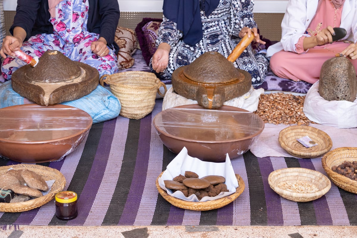 Fabrication de l'huile d'argan