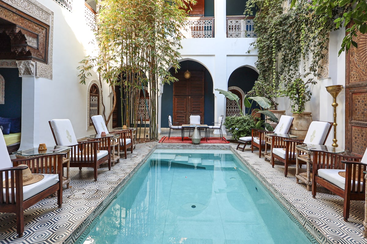 Piscine du Dar Baraka à Marrakech